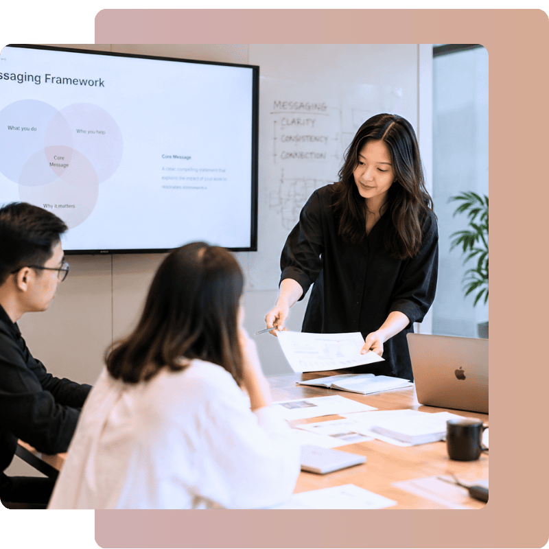Communications strategist supporting agencies with messaging, positioning, and content strategy